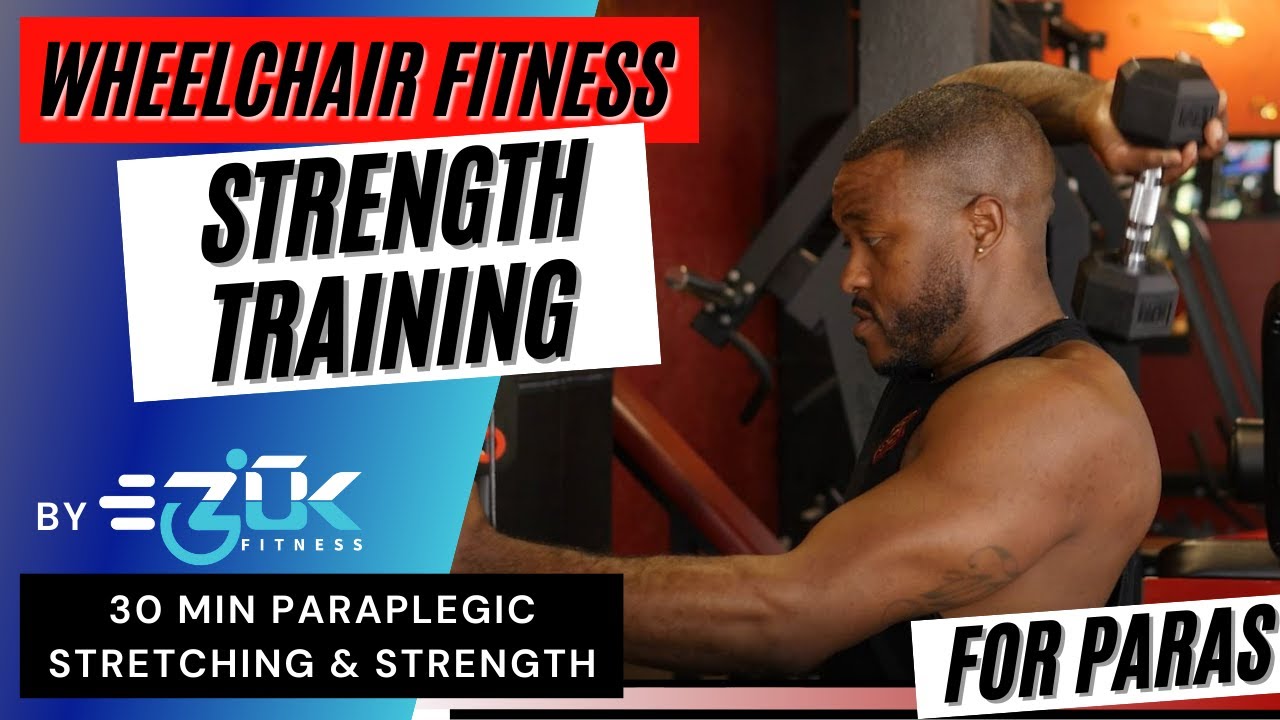 SCI Paraplegic workout with Bryan (wheelchair fitness)