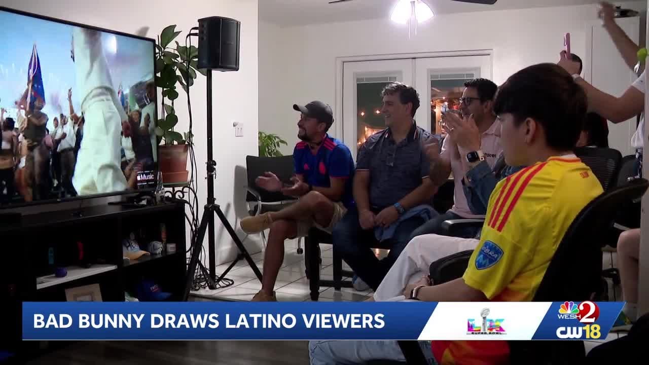 Bad Bunny's Super Bowl halftime performance draws Latino viewers