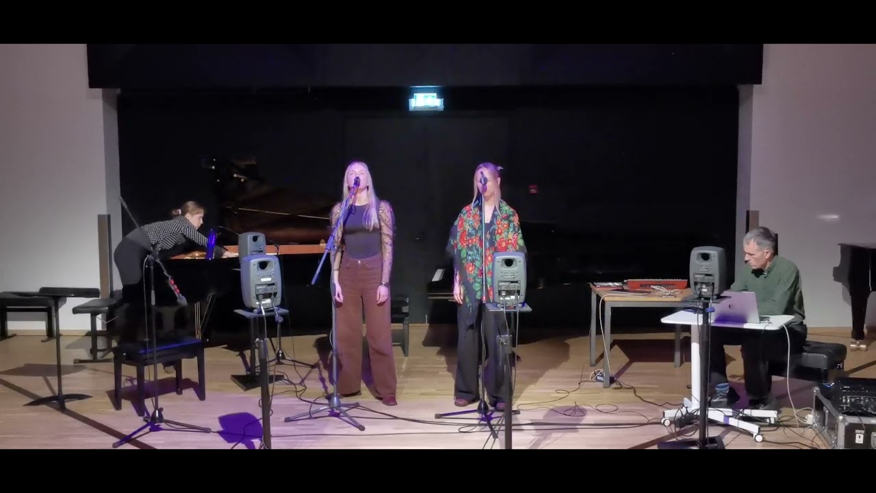 K. Sigus, M. Paiste, A. Jevtjukova & Alistair MacDonald in Chamber hall of EAMT, 7.11.2025