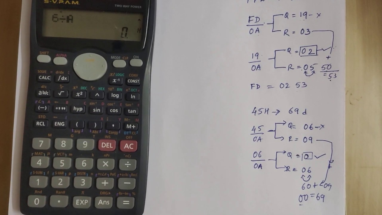Program 6d: HEXADECIMAL  to DECIMAL Conversion-Microcontroller lab