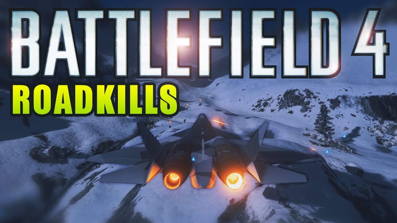 [BF4] Jet Triple Roadkill, SUAV Triple Roadkill, Helicopter Roadkills and more