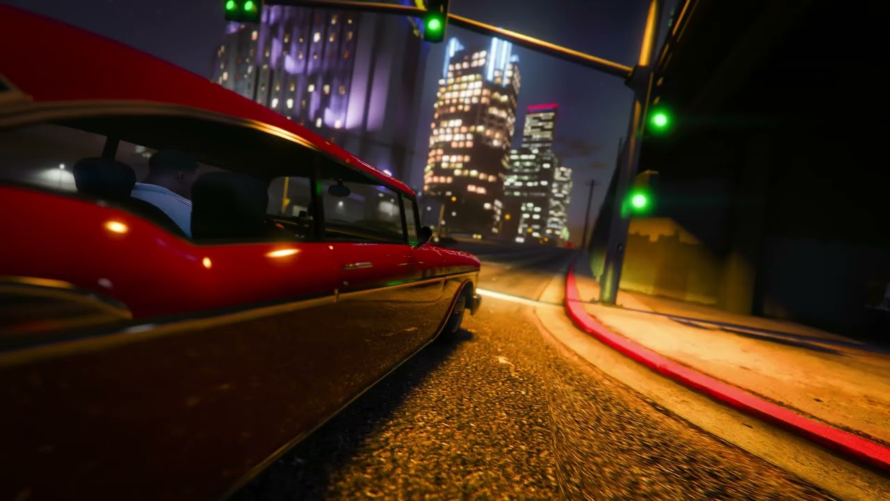 the type of song that plays on gta 5 while your driving at night