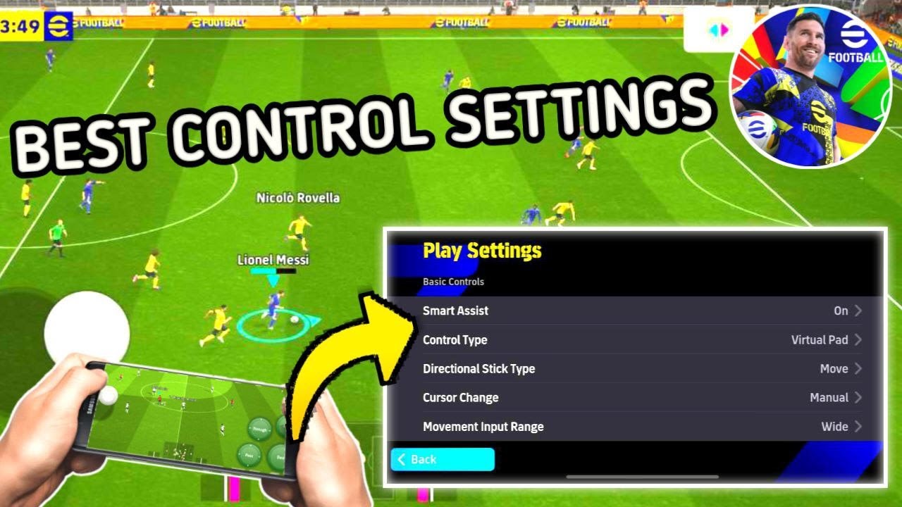 Best Control Settings In eFootball 2025 Mobile