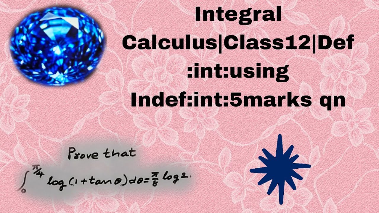 Integral Calculus |Class12 |Unavoidable qn to keep it in mind