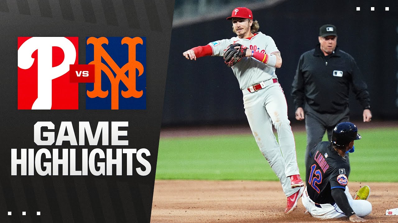 Phillies vs. Mets Game Highlights (4/22/25) | MLB Highlights