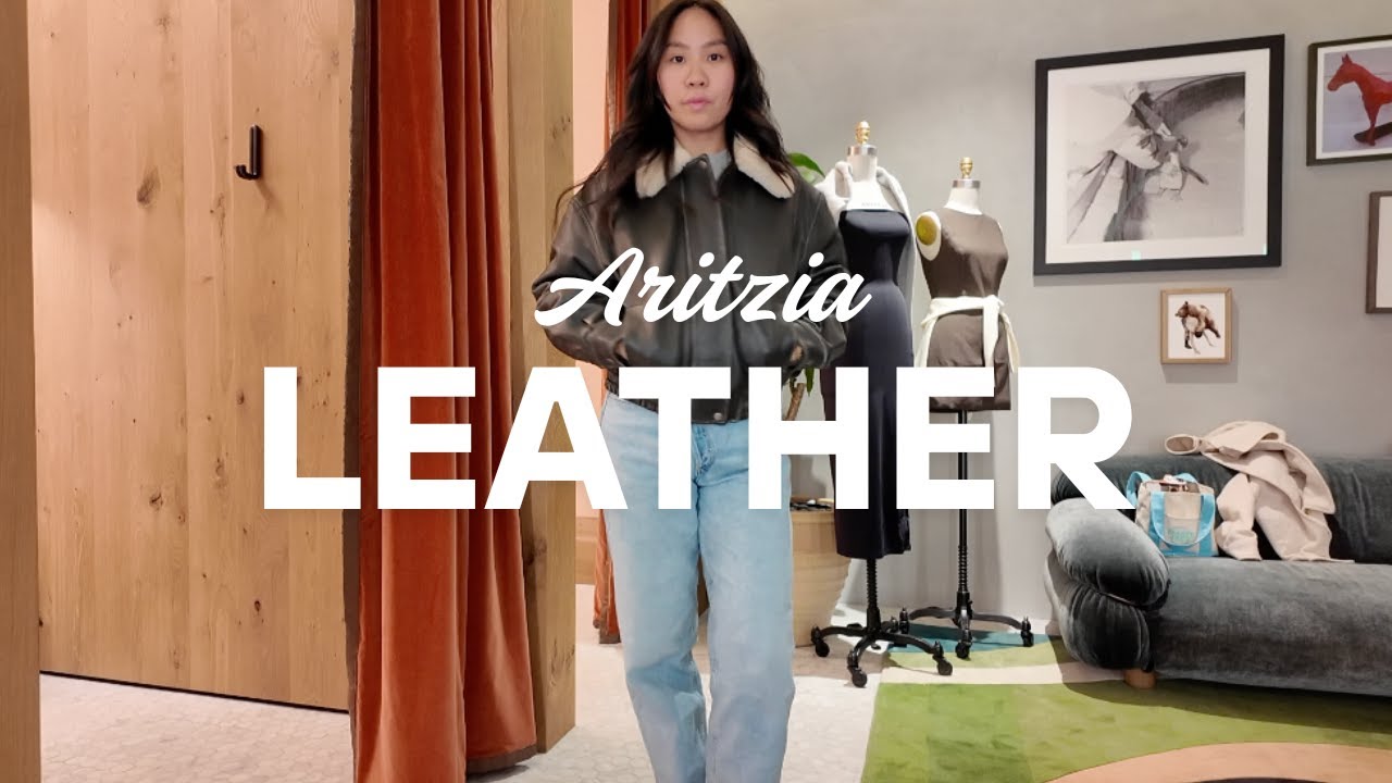 Коллекция кожаных курток Aritzia | Примерьте и оставьте отзыв!