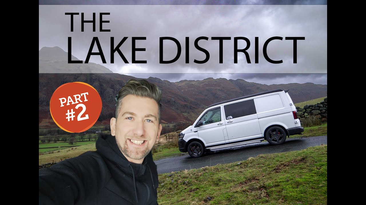 The Lake District - Part 2 - A VERY WET WALK - Camping VW T6 Camper Van