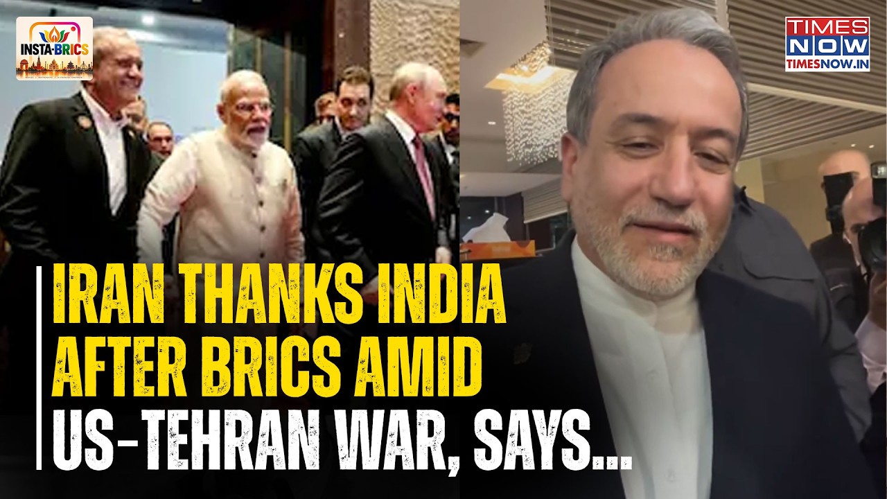 Iran FM Araghchi Says This For India As President Pezeshkian Concludes BRICS Amid US-Tehran War