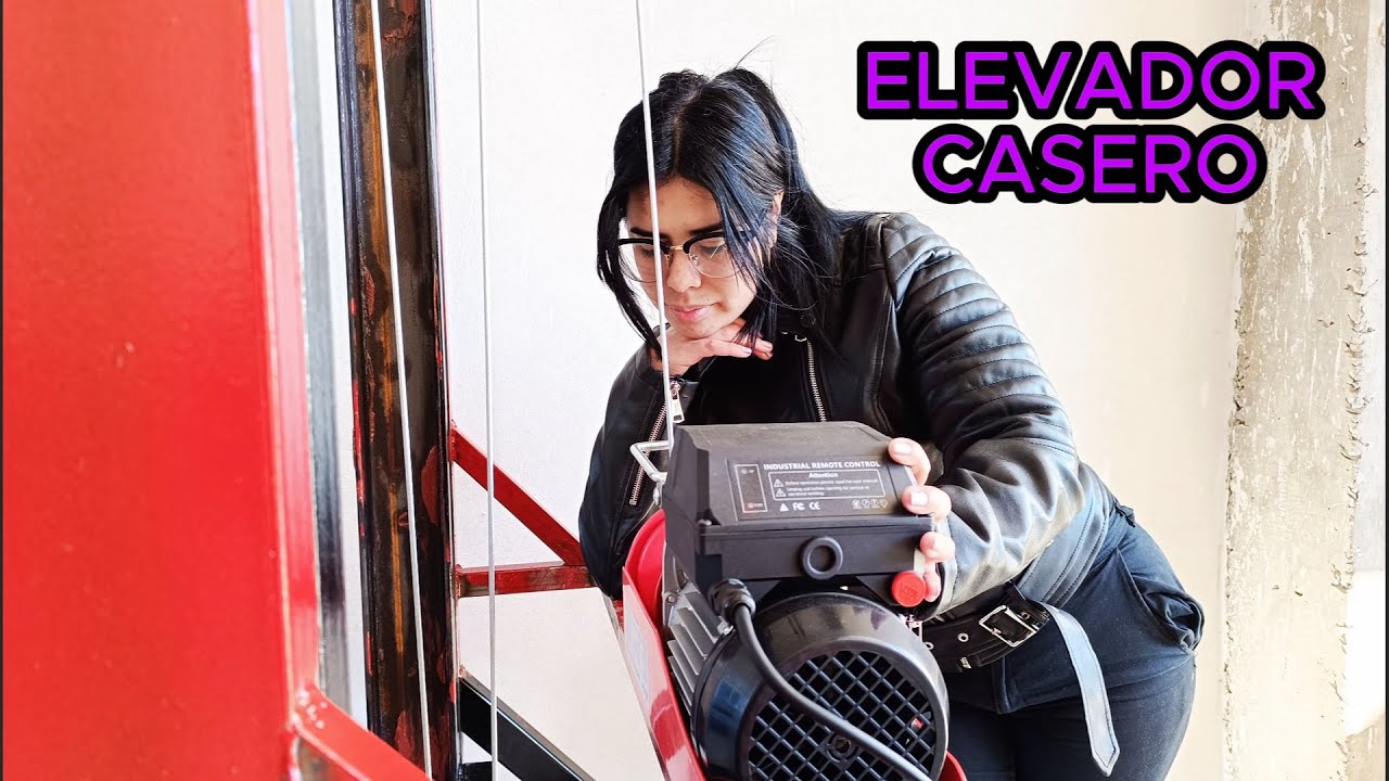 ¡Construí un ELEVADOR CASERO y FUNCIONA INCREÍBLE! ¡Eleva hasta 3,60 MTS!