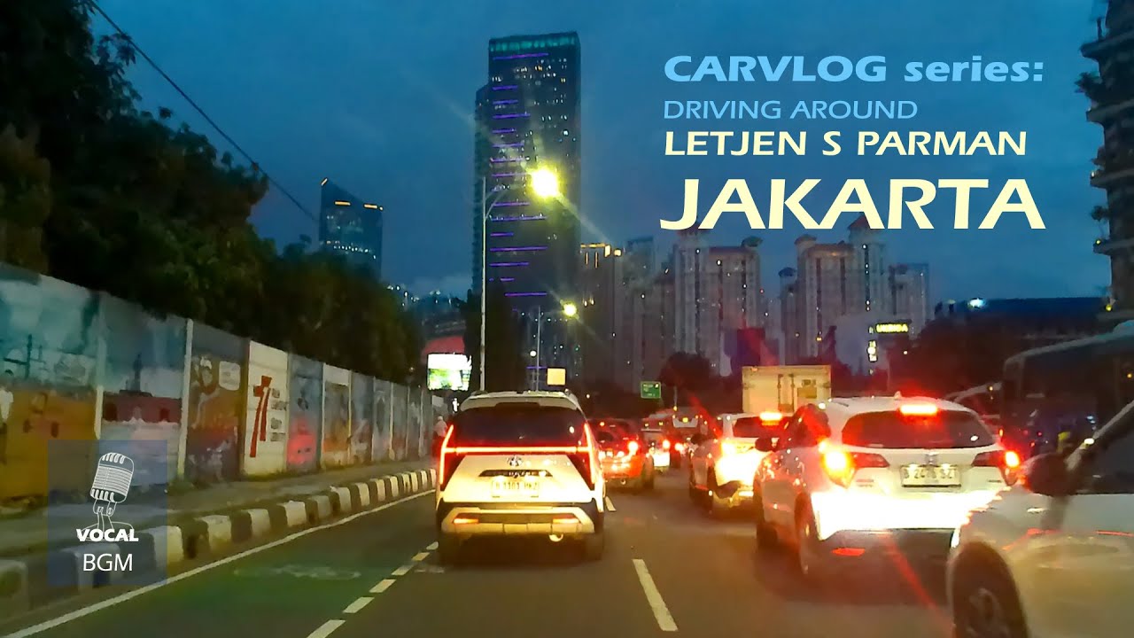 car vlog series: driving around Letjen S. Parman