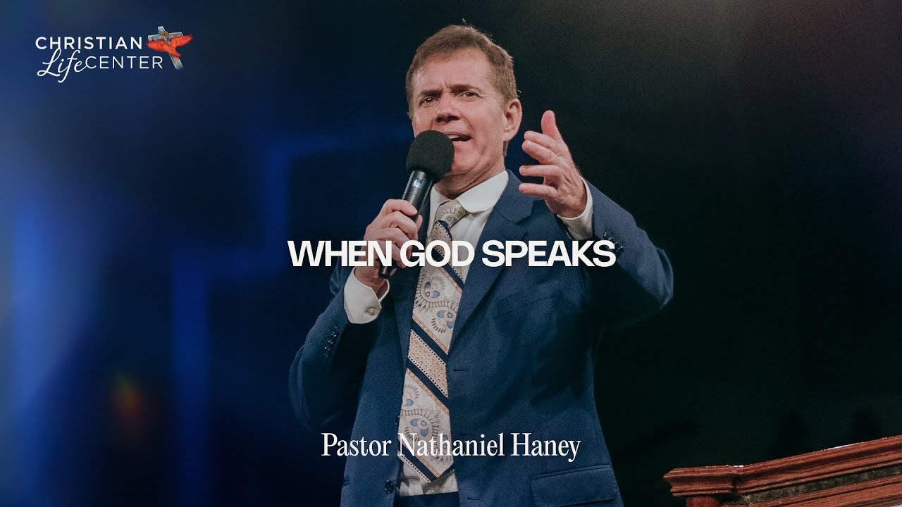 Sunday - November 2, 2025 - When God Speaks - Pastor Nathaniel Haney