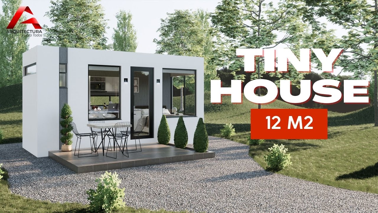 🏡 ¿Vivirías en una TINY HOUSE de 12 m2? | MINI CASA Minimalista 🌱