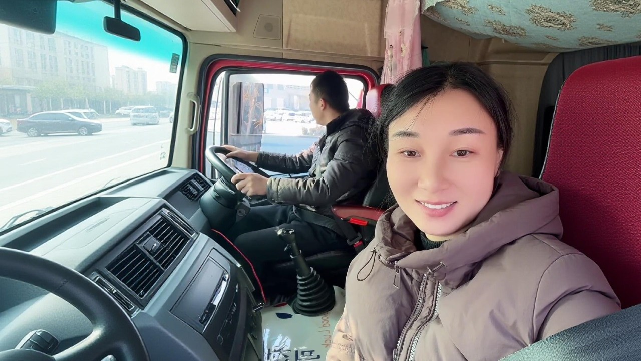 The couple who drive a large truck were called out at 2 a m  to relieve each other