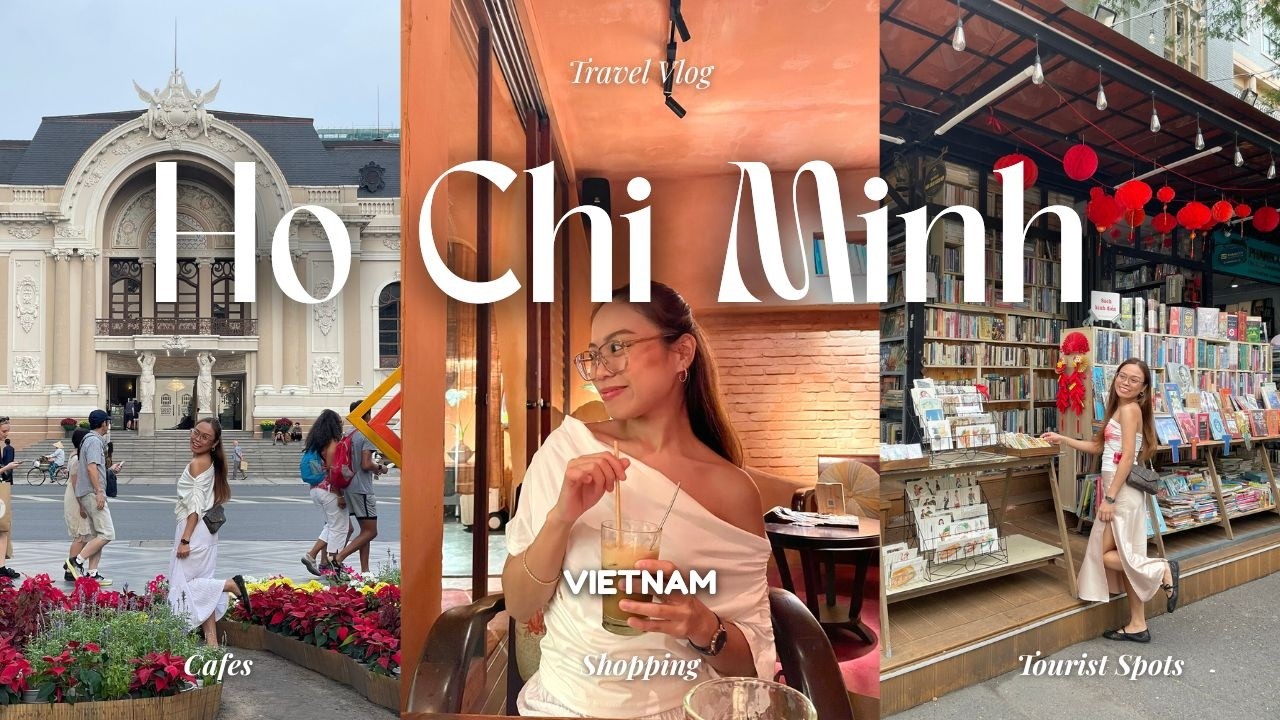 Ho Chi Minh Vietnam Travel Vlog: Food, Cafes + Shopping