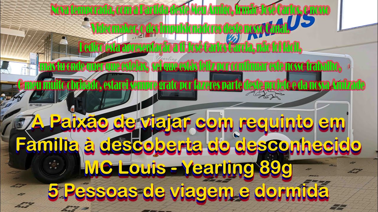 A Autocaravana Mc Louis Yearling 89g, NOVO modelo, veja porque é a mais vendida.