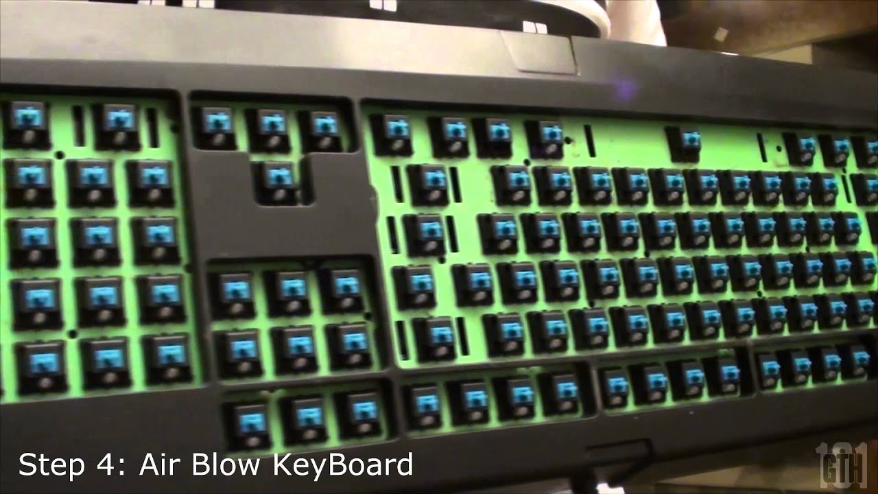 Как почистить Razer Black Widow Ultimate 2013
