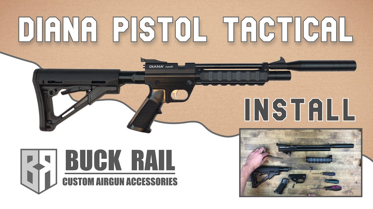 Convert the Diana Chaser/Airbug/Bandit to AR Style Carbine