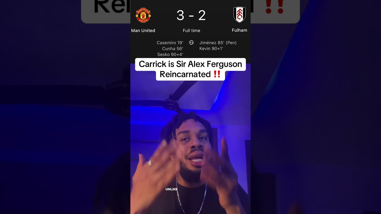 Carrick is Sir Alex Ferguson Reincarnated 