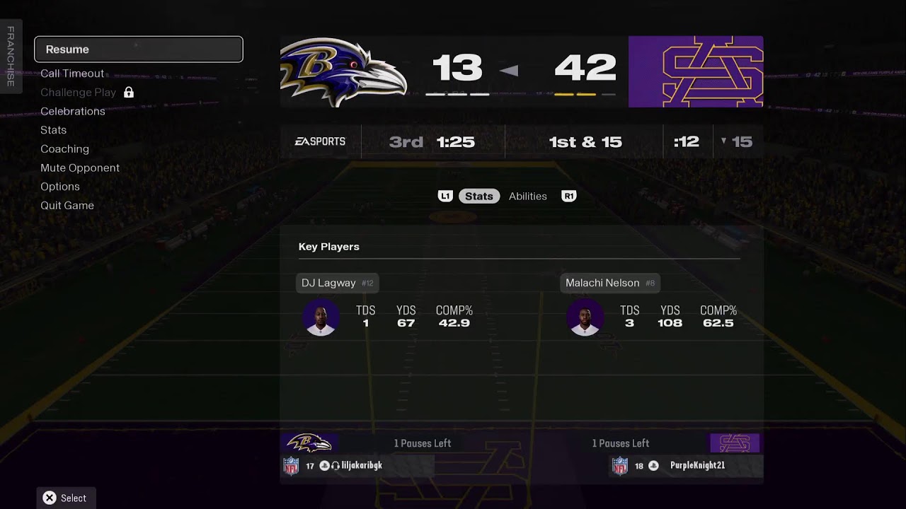Vs. Ravens