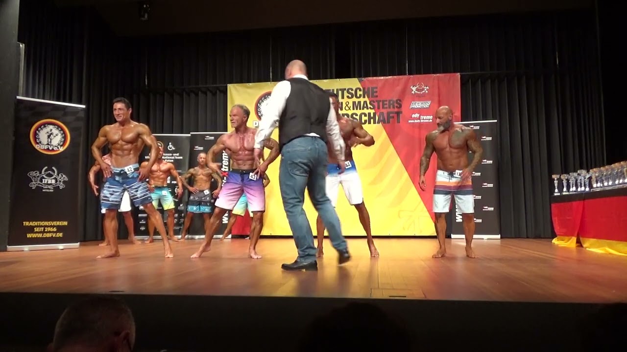 Masters Männer Physique @ DBFV e V  Deutsche Junioren  & Masters Meisterschaft 2022