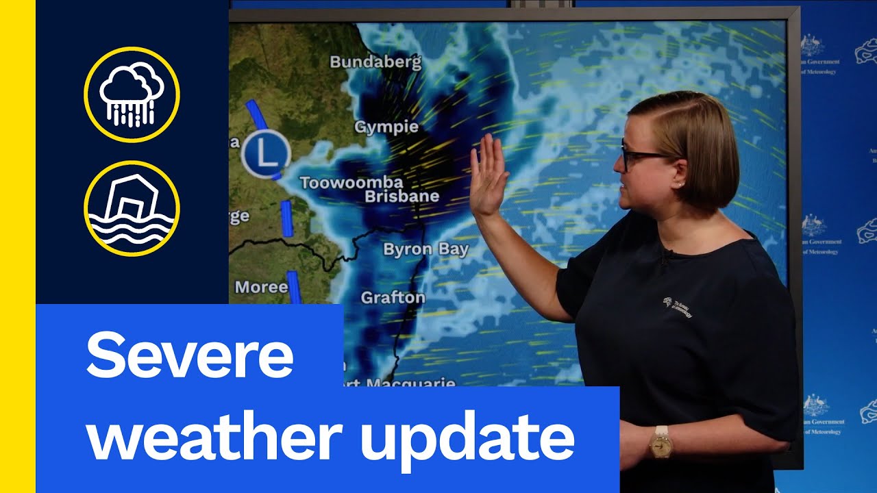 Severe Weather Update 8 March 2025: Ex-Tropical Cyclone Alfred Saturday afternoon update
