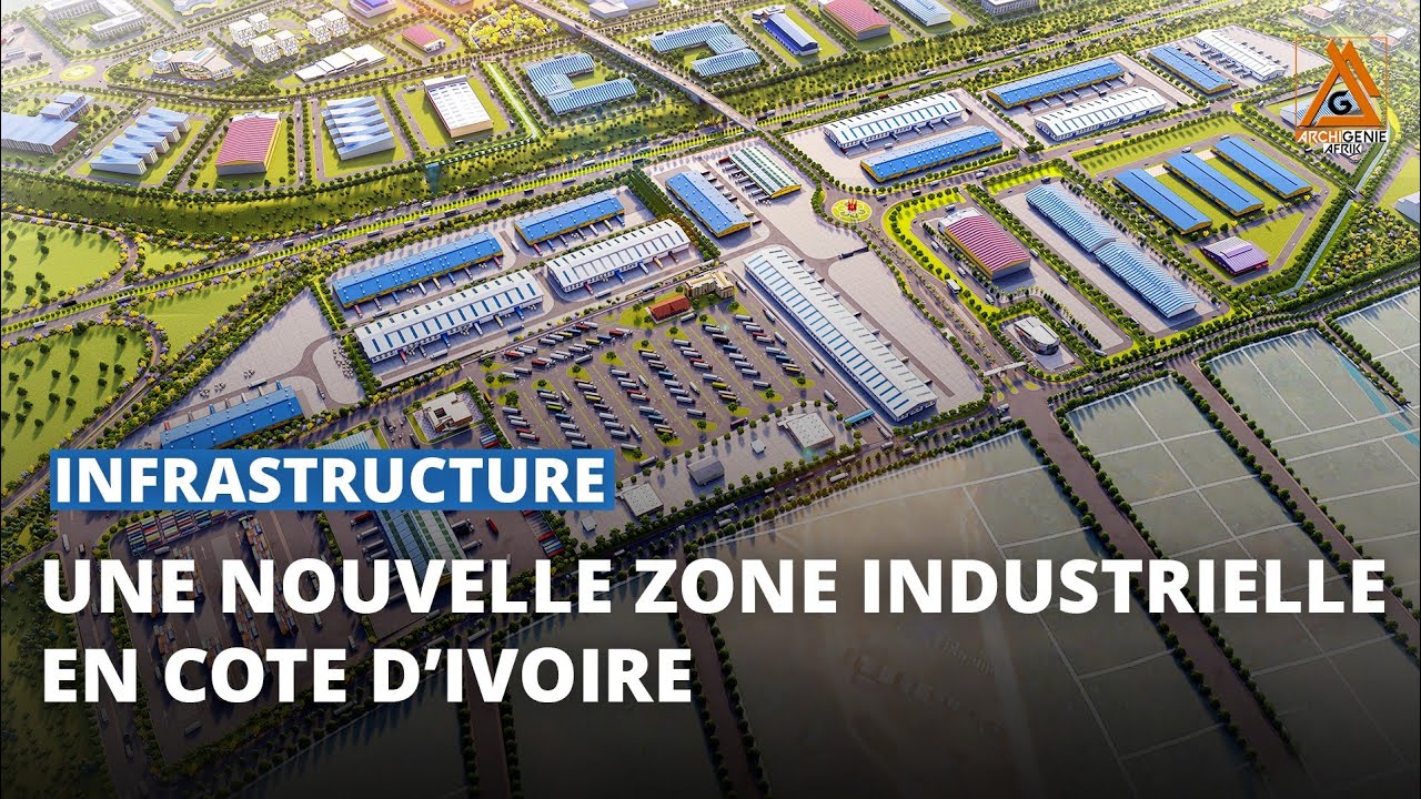 La nouvelle zone industrielle de côte d'ivoire à d'Akoupé Zeudji : 107 milliards de Fcfa
