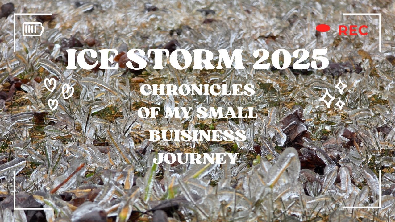 ❄️ Ice Storm Chaos, Power Worries & Prepping for a BIG Store Launch! 🛍️