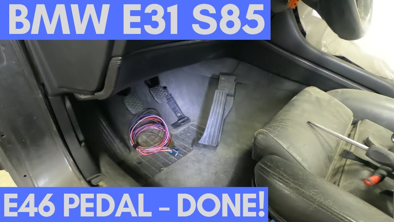 How To Wire The E46 Pedal Into This E31 S85!!!