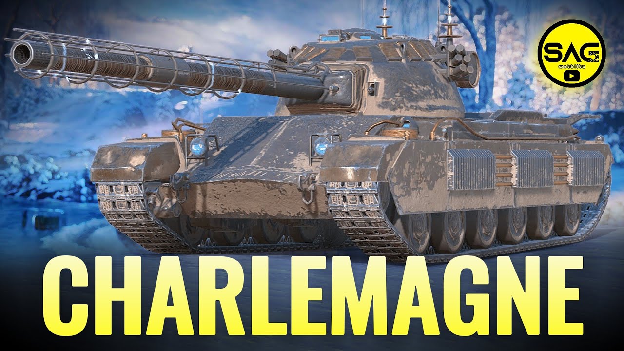 CHARLEMAGNE — ВІН ВІДРИВАЄ ОБЛИЧЧЯ! 💀 Огляд фугасного монстра на 8 рівні | WoT Blitz