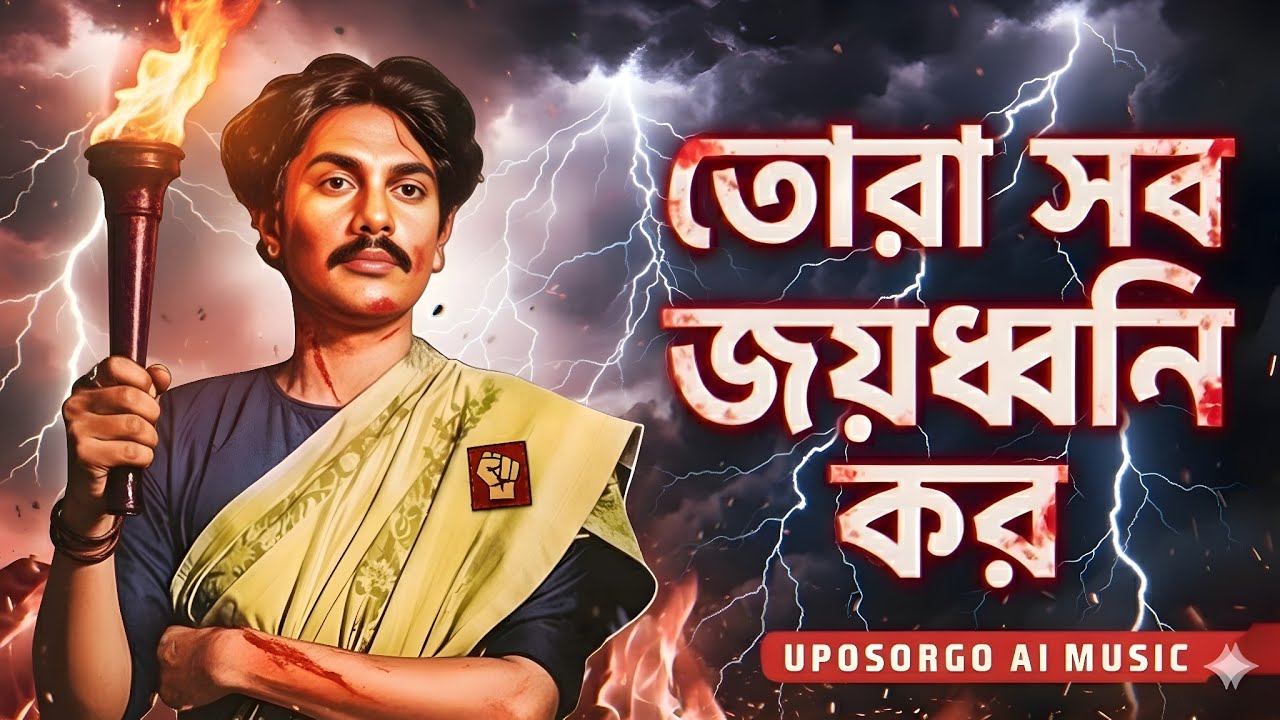 প্রলয়োল্লাস | তোরা সব জয়ধ্বনি কর | কাজী নজরুল ইসলাম | Nazrul Geeti (ai remake) | উপসর্গ 