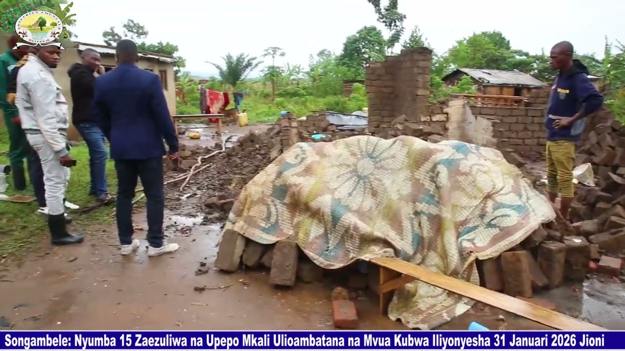 KAYA 15 ZAKOSA MAKAZI KITEGA – SONGAMBELE BAADA YA NYUMBA ZAO KUEZULIWA NA UPEPO