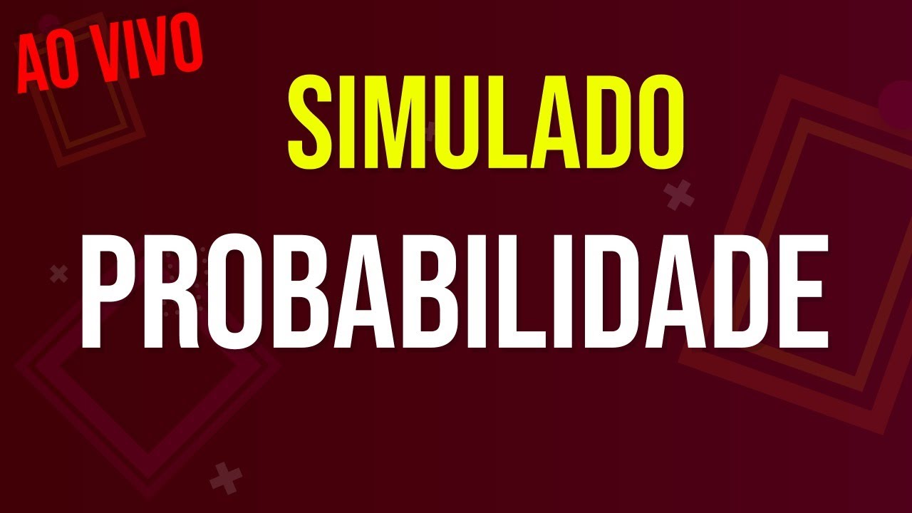 Simulado de PROBABILIDADE  | REVISÃO ENCCEJA 2021