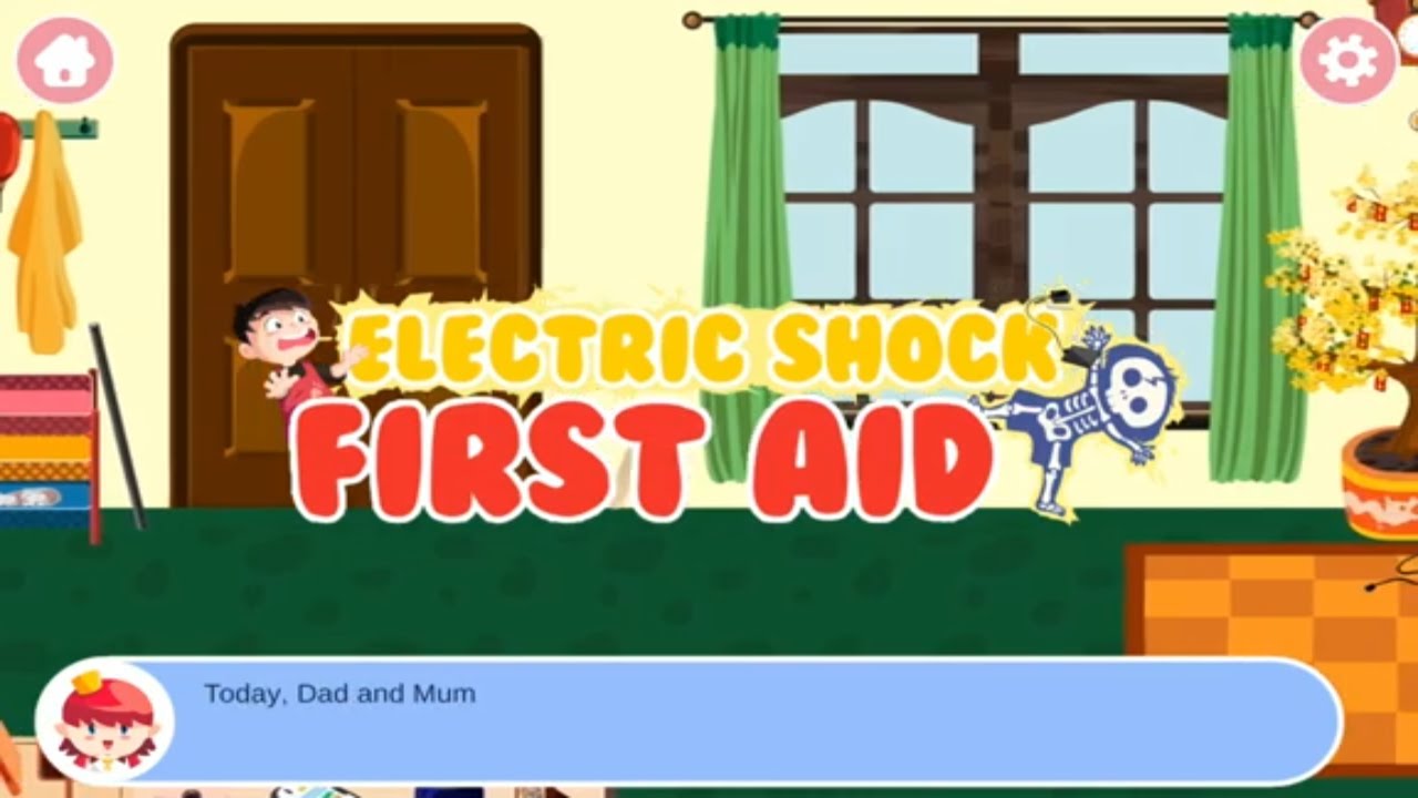 Safety Tips For Kids #6 - First Aid on Electric Shock | Safety Game For Kids