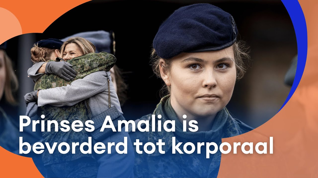 Trotse koningin M&aacute;xima knuffelt Amalia bij afronding Algemene Militaire Opleiding | Blauw Bloed