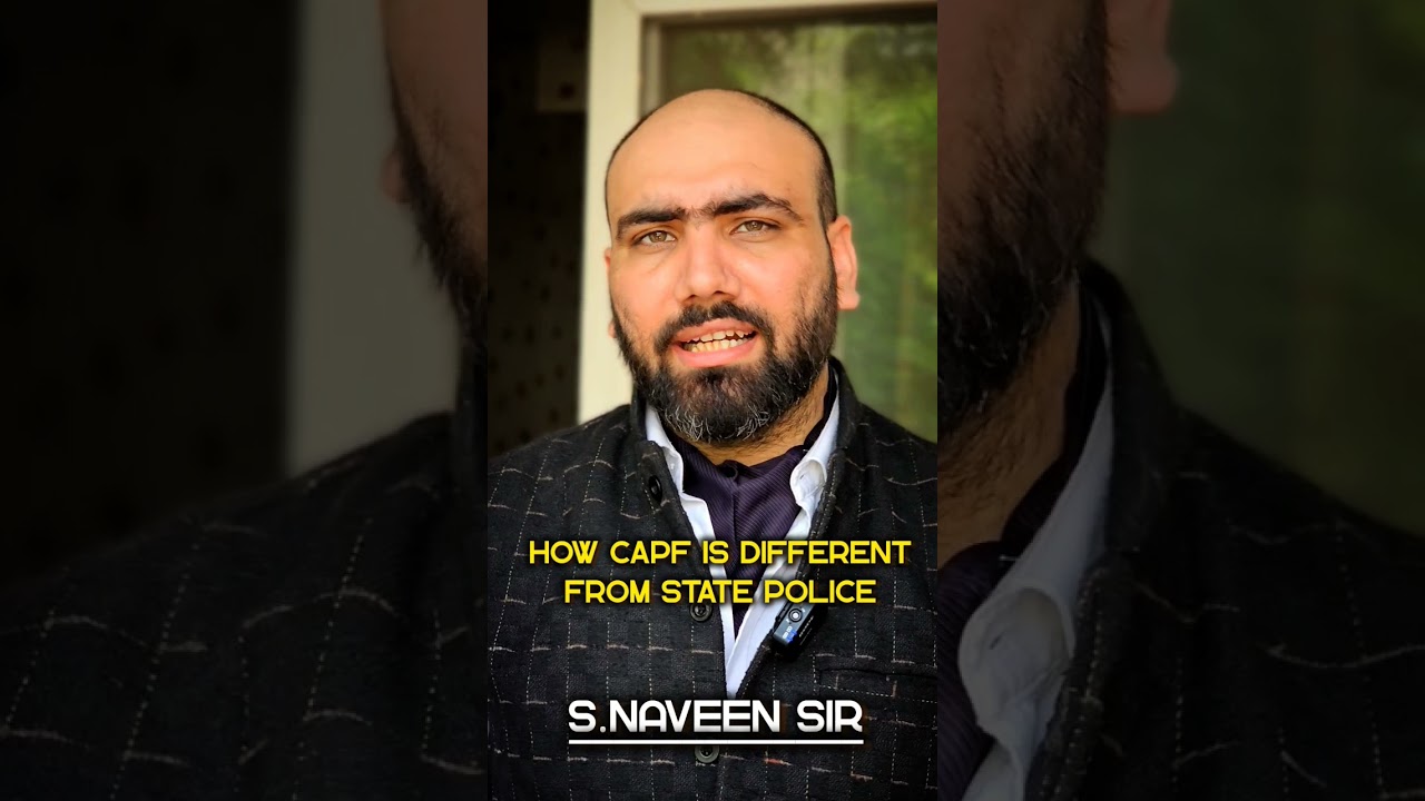 How CAPF is different from State Police | CAPF VS State Police | What is the Need of CAPF #capf
