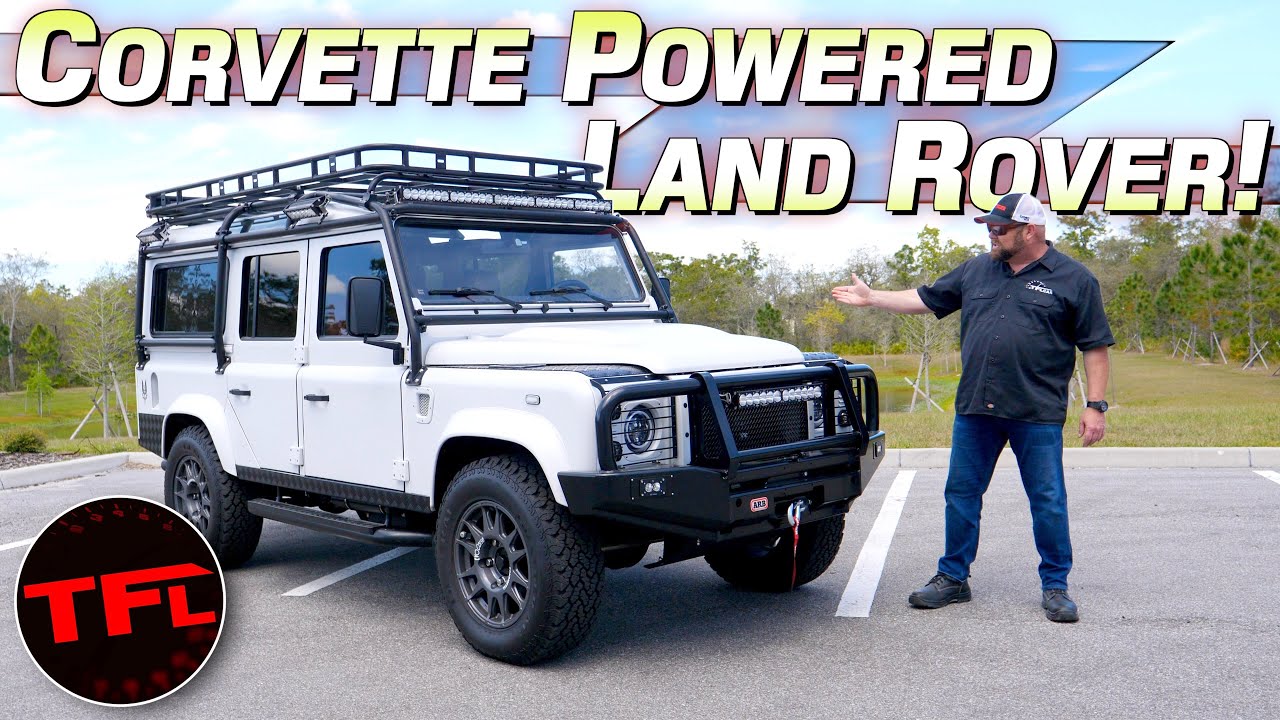 What Happens When You Stuff a Corvette V8 In An Old-School Land Rover Defender? I Find Out!