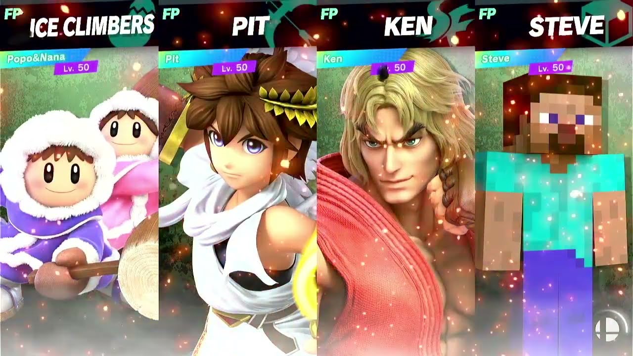 Super Smash Bros Ultimate Amiibo Fights Poll Fighters Tourney 1 December Week 3