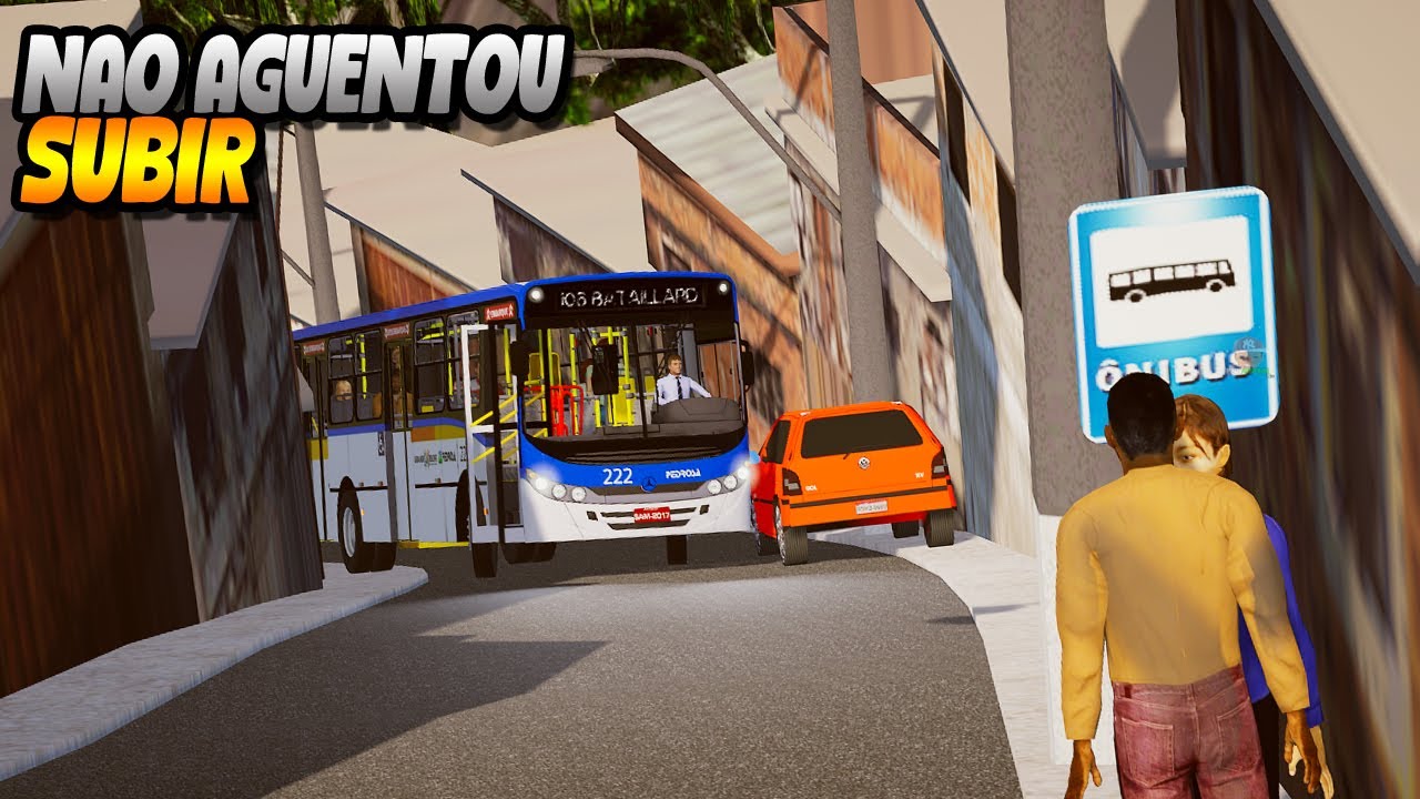 ONIBUS EMPACOU NA SUBIDA DO MORRO!! PROTON BUS SIMULATOR - G920