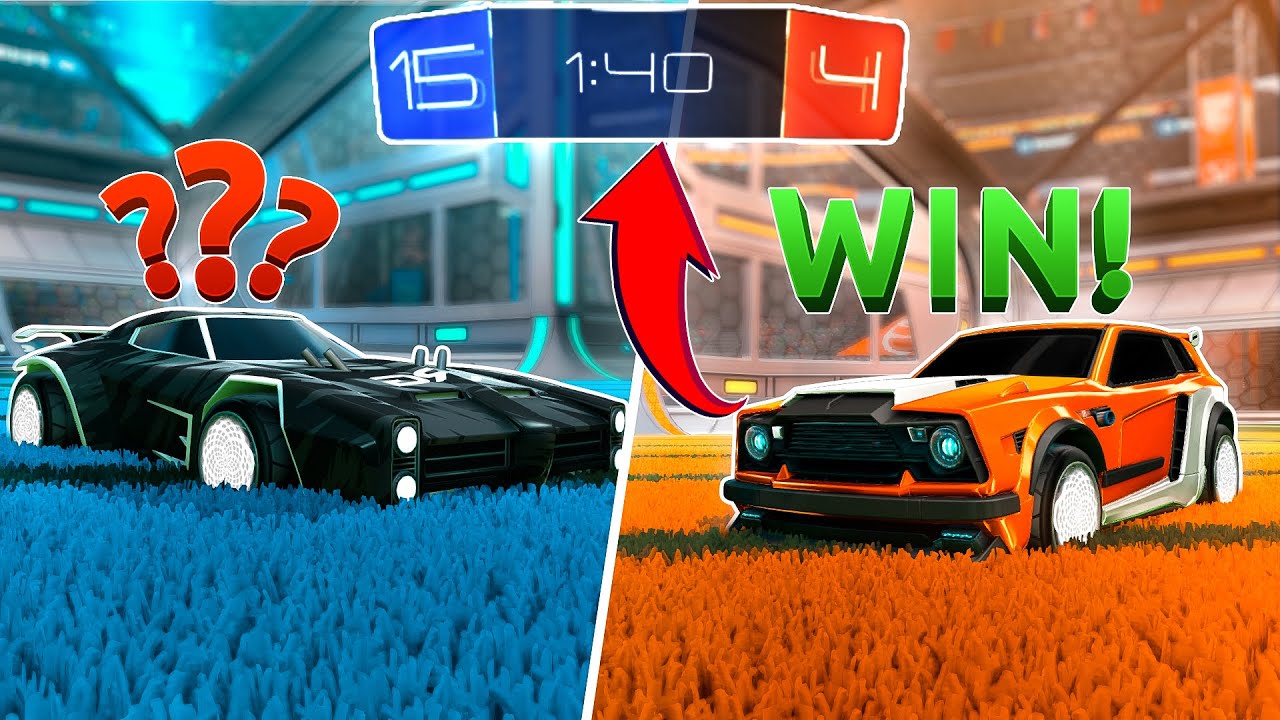 Rocket League mas quem PERDER GANHA!!!