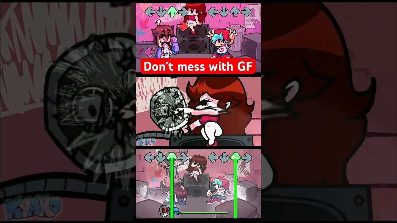 Dont Mess with GF - FNF Mod vs QT - Friday Night Funkin' Game - Gameplay x Animation