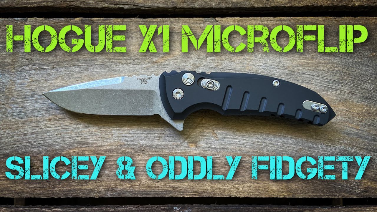 Hogue X1 Microflip - Full Review!! An oddly unique fidget factor and great small EDC!!