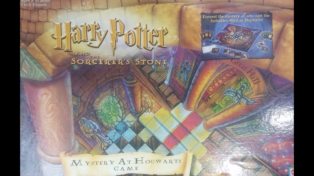 Harry Potter and the Sorcerer's Stone: Mystery at Hogwarts Game (2000, Mattel) -- What's Inside