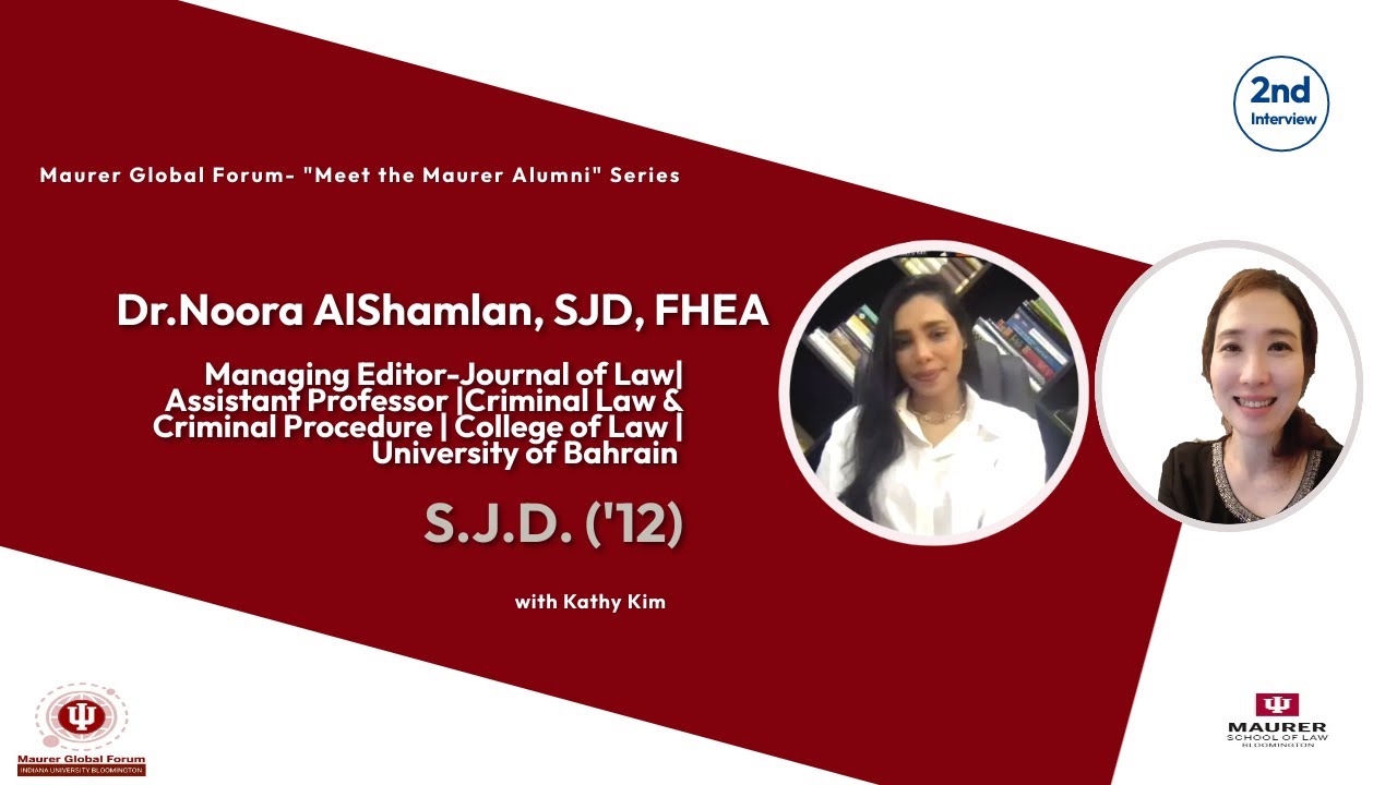 Dr. Noora AlShamlan, SJD, FHEA (SJD &rsquo;12)