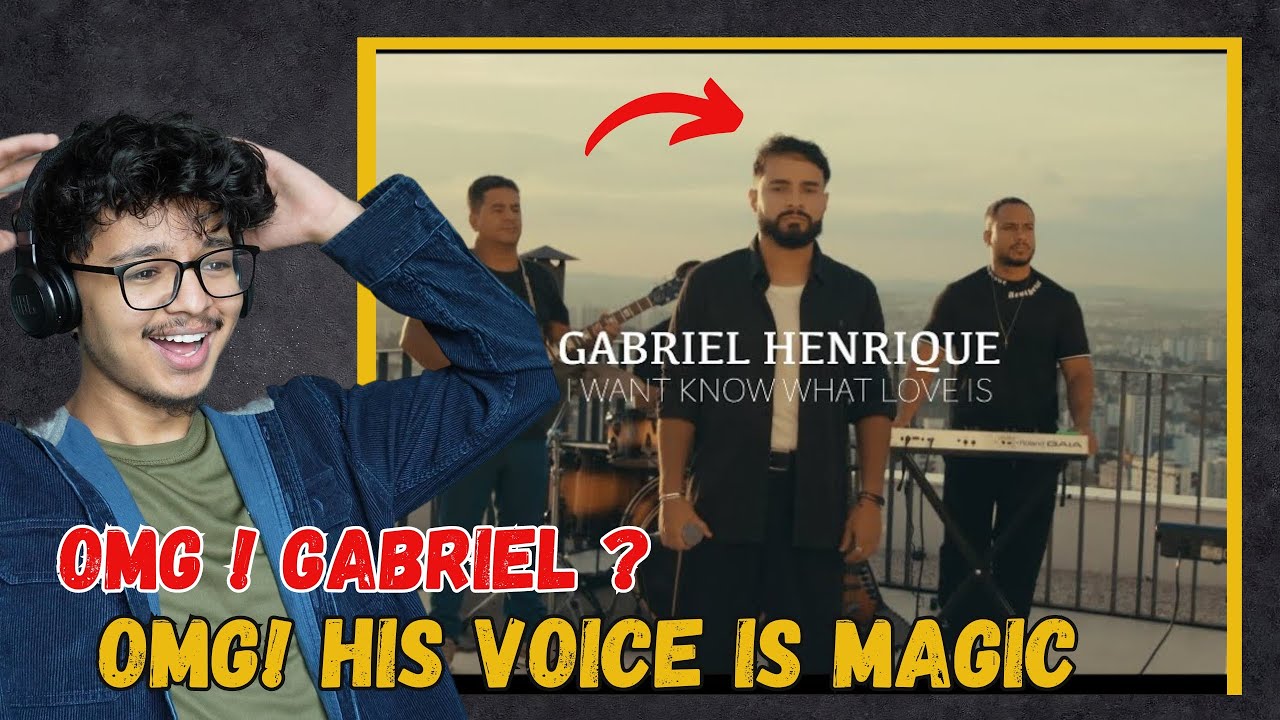 Reacting to Gabriel Henrique-  I Want to Know What Love Is -  Coral Black To Black