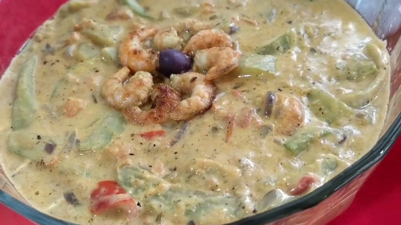 COMO FAZER CHUCHU CREMOSO COM CAMAR&Atilde;O  🍤  #culinariacomcarmemrosa