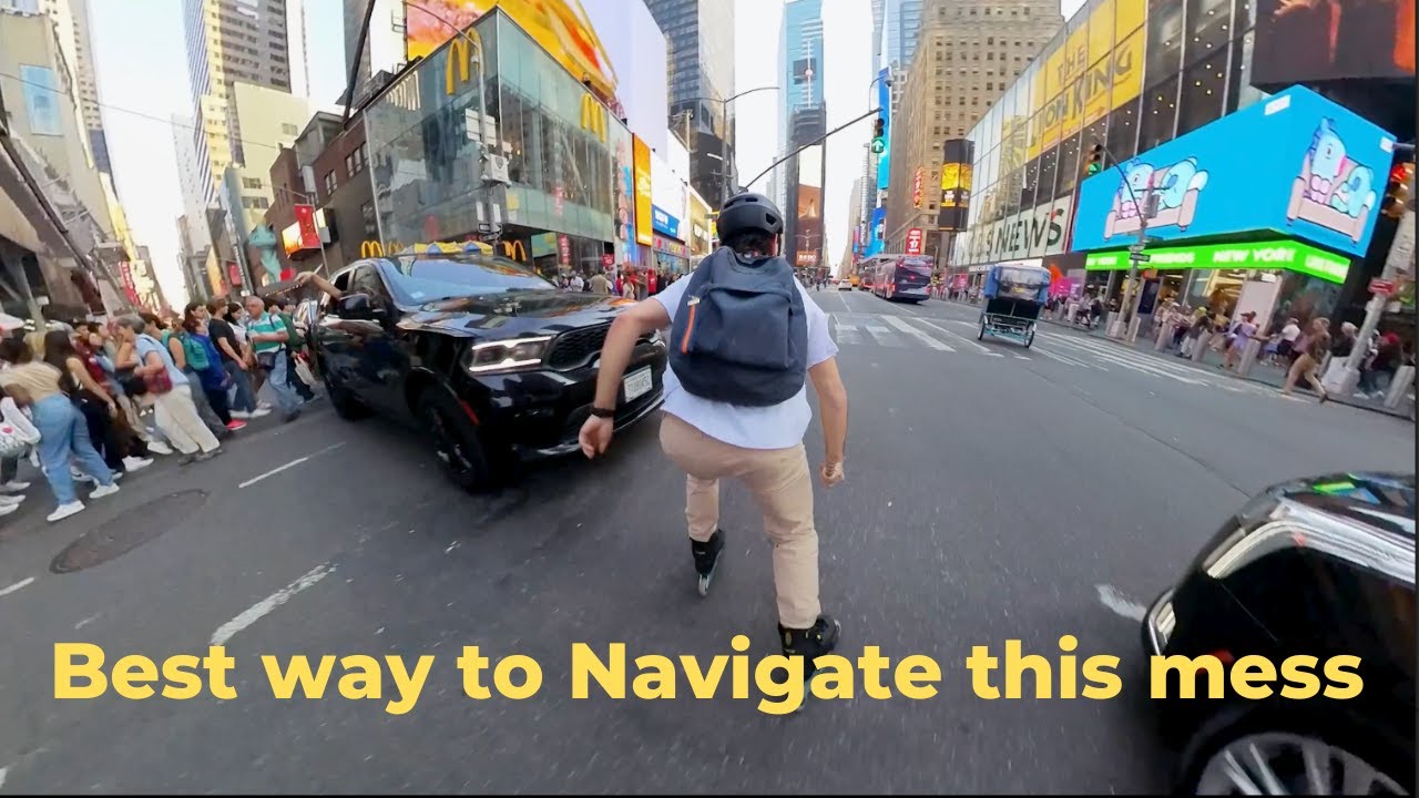 Freeriding New York on 5 Wheel Rollerblades | Endless Arc CS