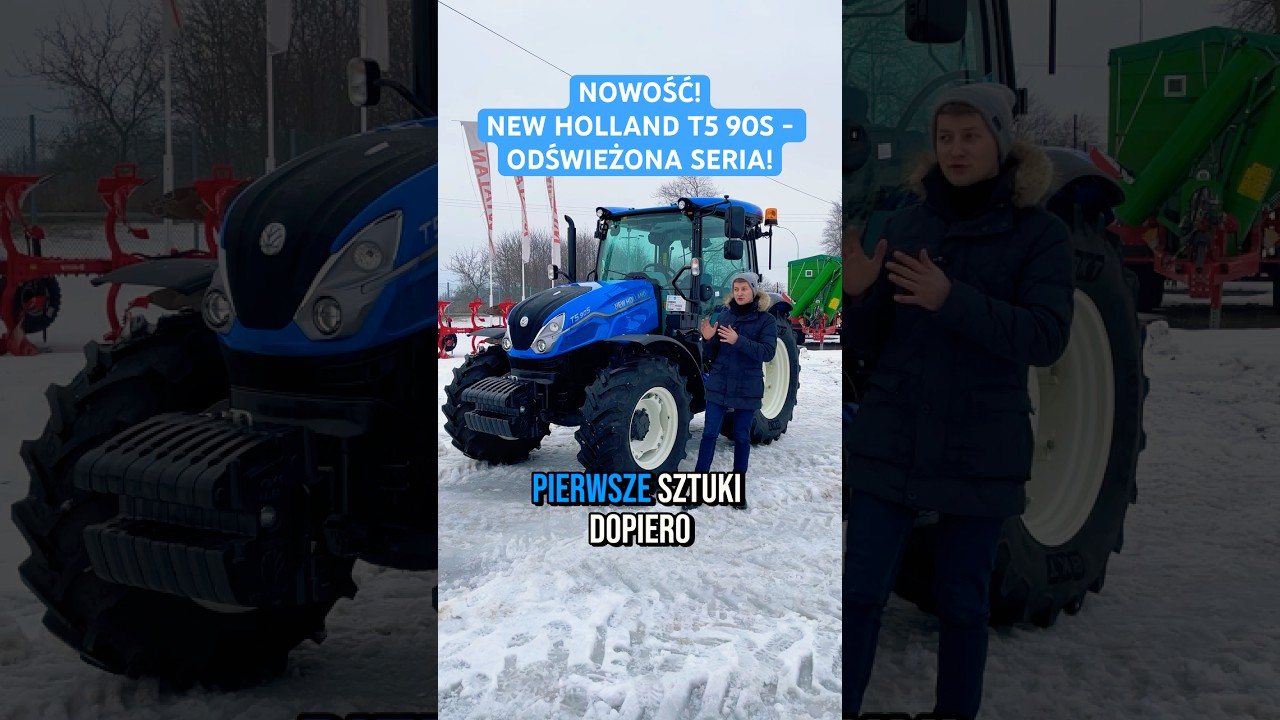👀🆕 To jest nowa, odświeżona seria T5S od New Holland &ndash; zobacz! #rolnictwo #newholland #ciągnik