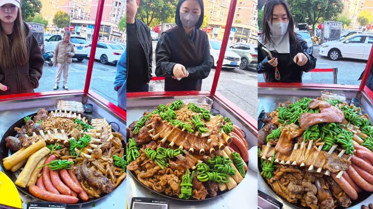 沉浸式带你体验在江西景德镇卖大锅卤菜的快乐，来看看一天到底能赚多少#大锅卤菜#美食#沉浸式摆摊#第一视角#摆摊日记