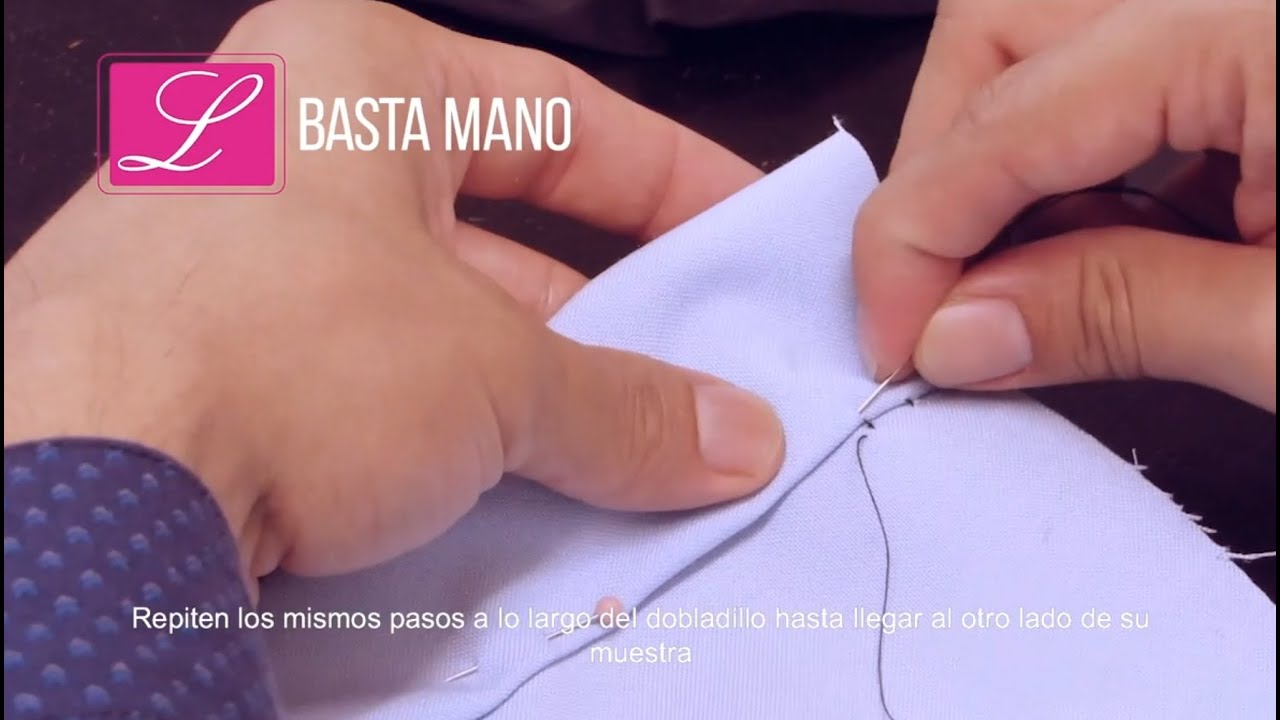 Costuras a Mano: Basta Invisible, Basta a Mano o Nudo Corredizo