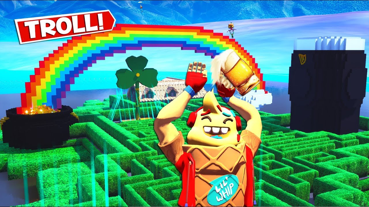 LABERINTO día de SAN PATRICIO! MINIJUEGOS FORTNITE | HERNY